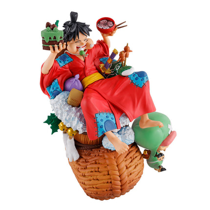 One Piece Petitrama DX PVC Mini Statue Logbox Re Birth Vol. 1 11 cm