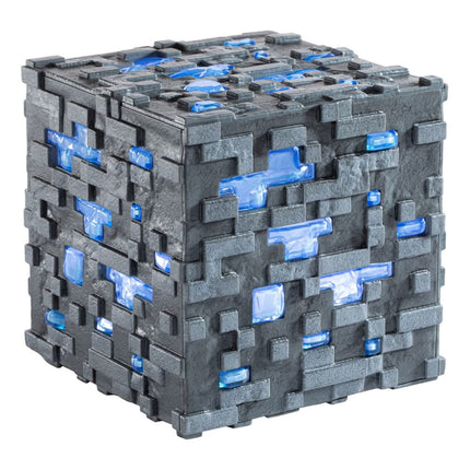 Minecraft Replica Illuminating Diamond Ore Cube 10 cm